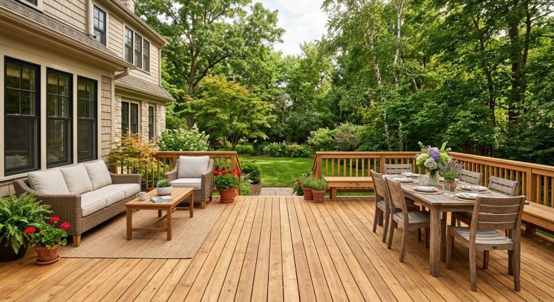 Wooden Patio Installation in Norwalk, CT